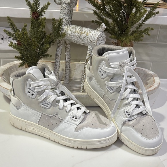 Acne Studios Other - Acne White and Gray High-Top Sneakers